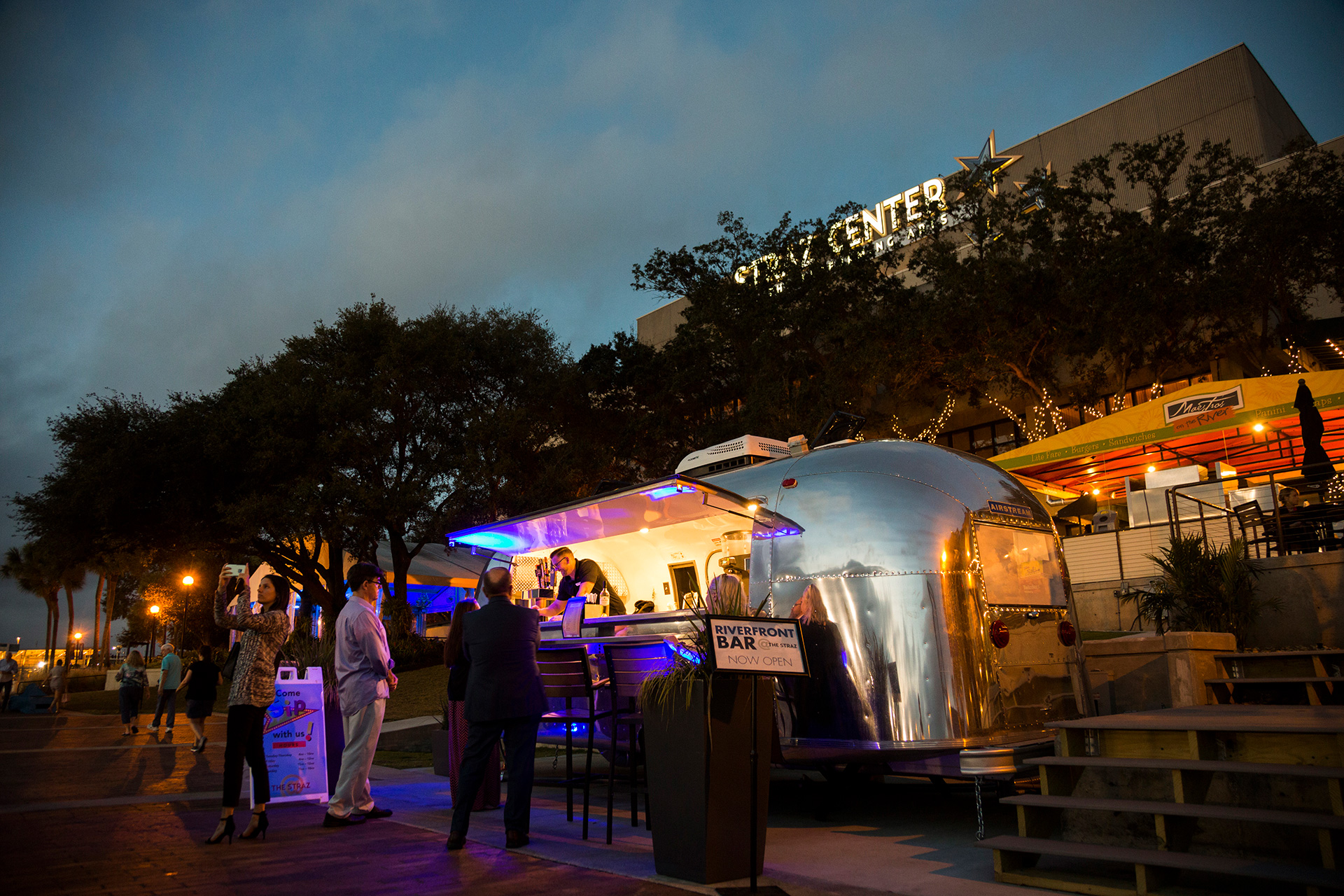 SIP airstream riverfront bar