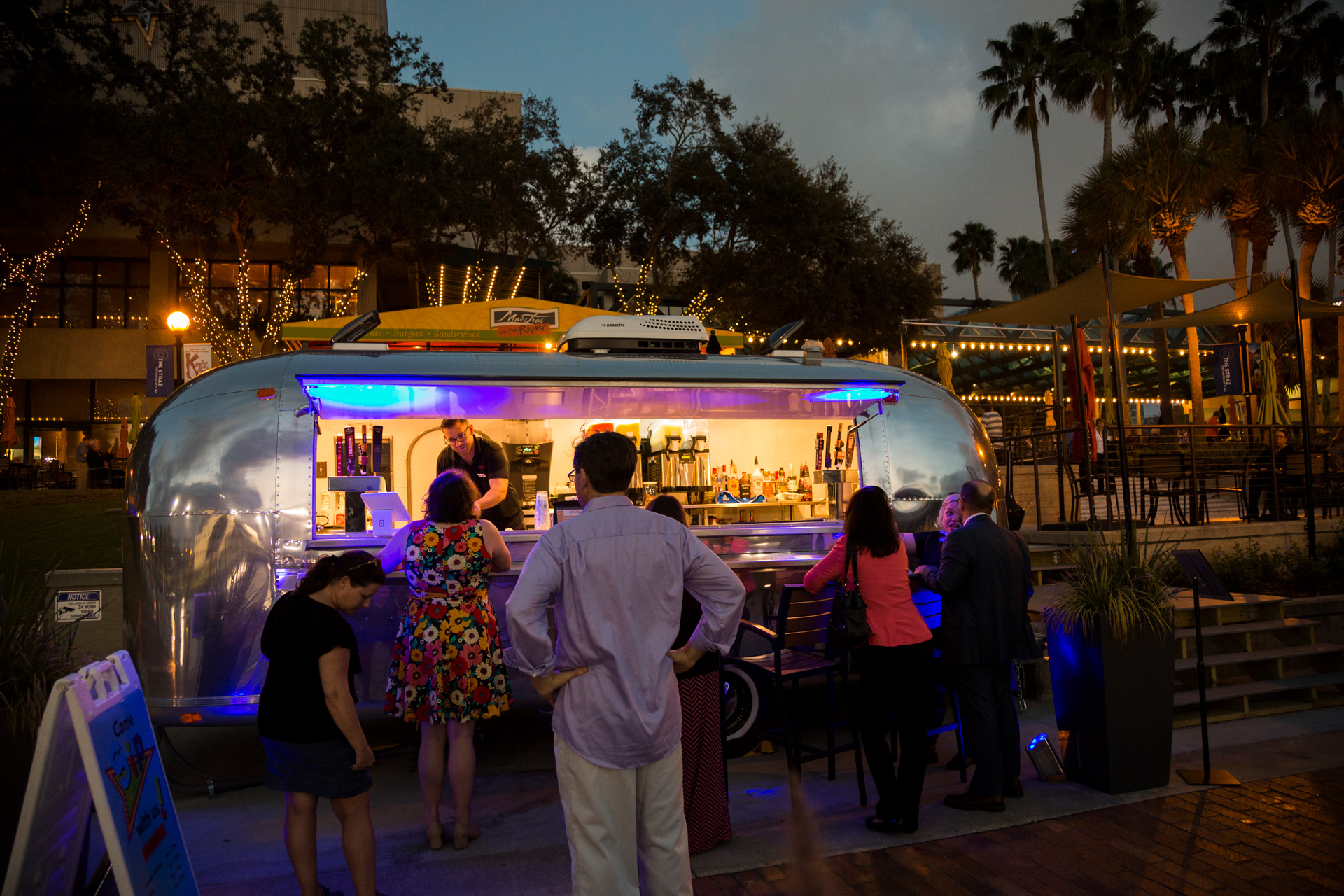 SIP airstream riverfront bar